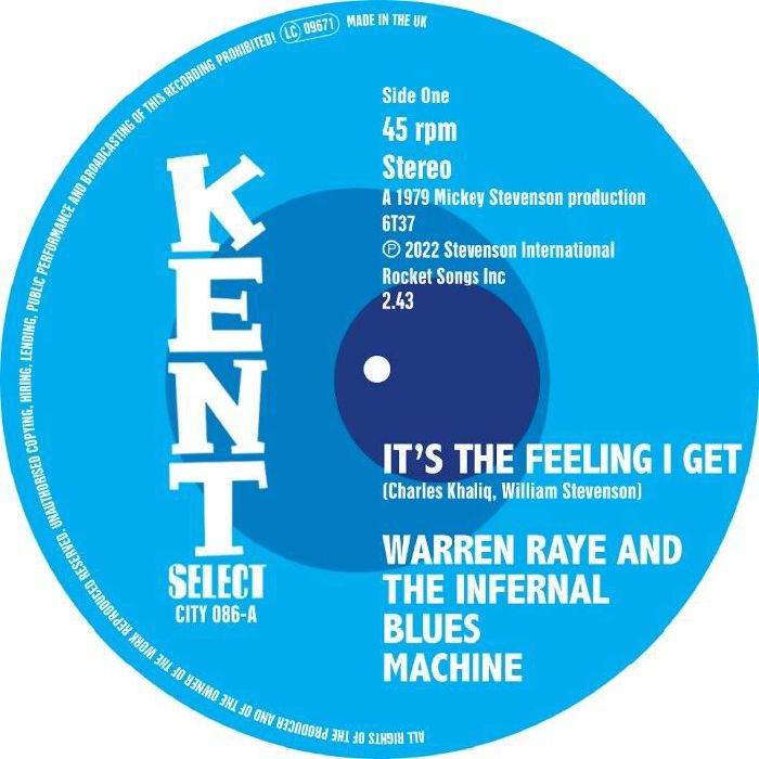 Warren RAYE & THE INFERNAL BLUES MACHINE - It's The Feeling I Get