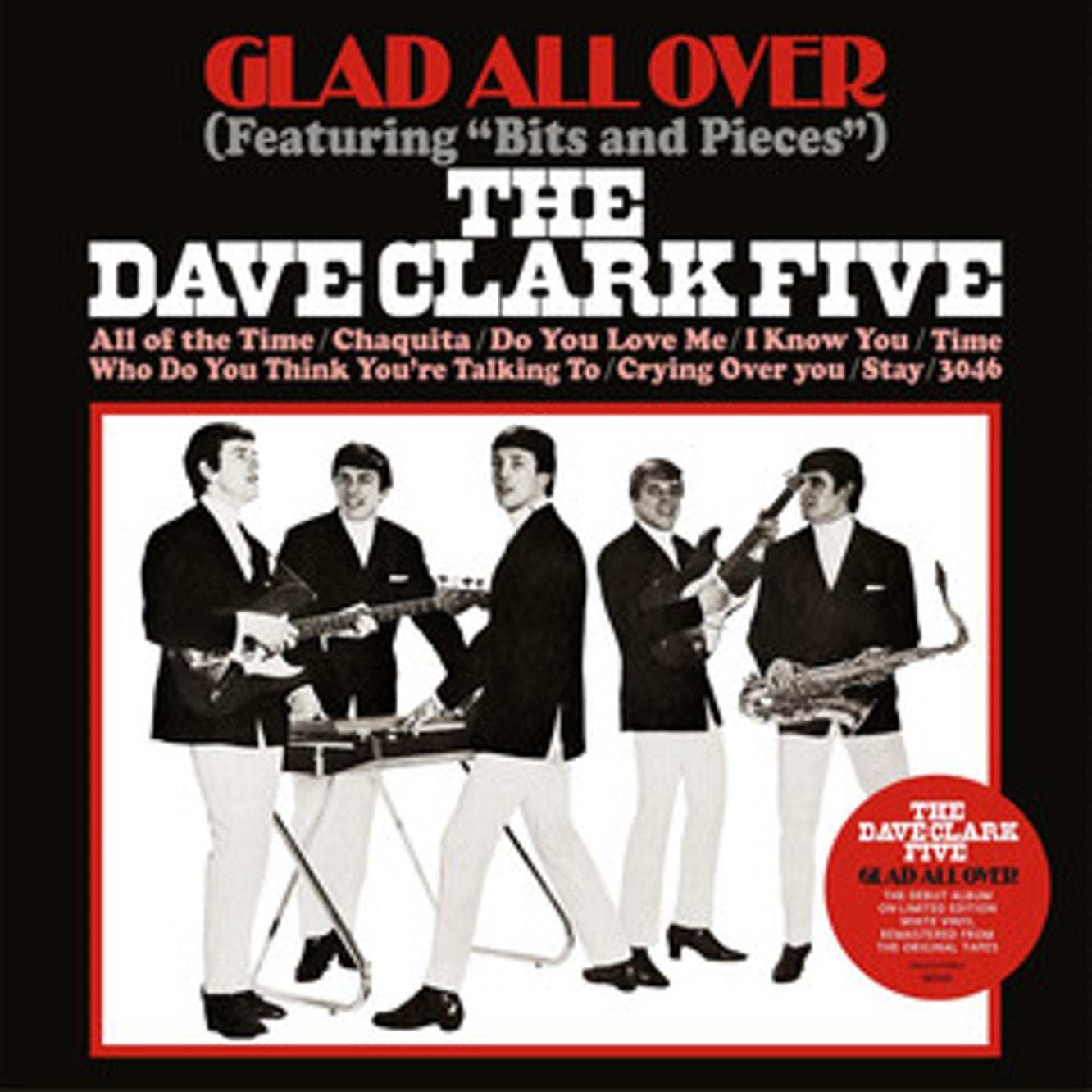 The Dave Clark Five - Glad All Over LP [White Vinyl]