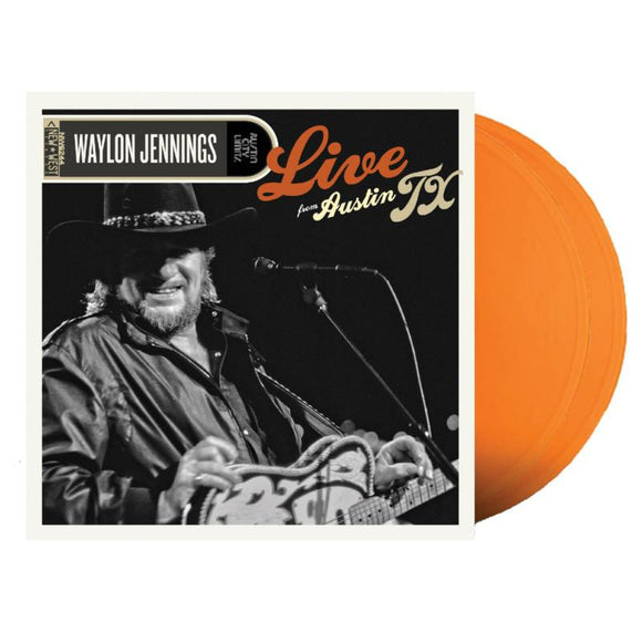 Waylon Jennings - Live From Austin, TX '89 [Orange Blossom Vinyl]