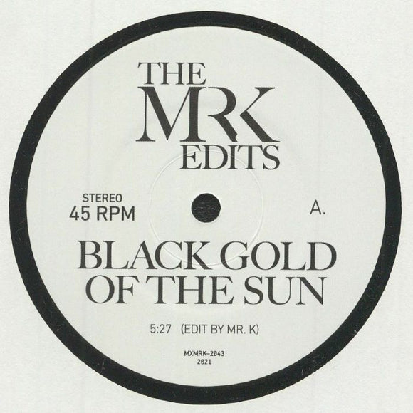 MR K - Black Gold Of The Sun (Record Store Day RSD 2021)