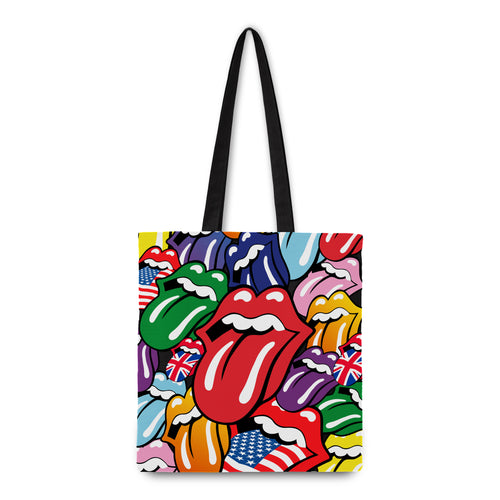 ROLLING STONES - Rolling Stones Tongues Cotton Tote Bag