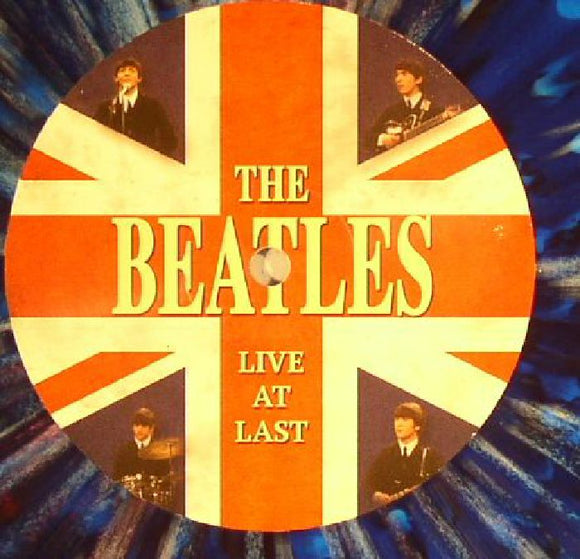 The BEATLES - Live At Last (Splattered Blue Vinyl) [Repress]