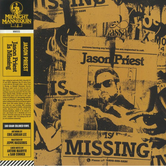 Jason Priest - Jason Priest Is Missing LP