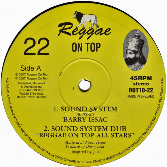 Barry Isaac & Amhari - Sound System / King Selassie Is The Greatest