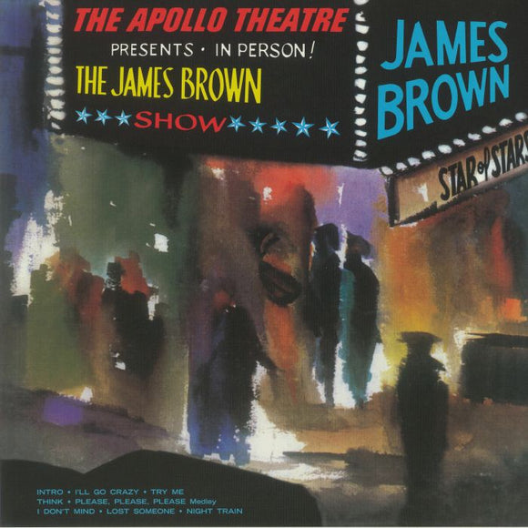 JAMES BROWN - Live At The Apollo (Cyan Blue Vinyl)