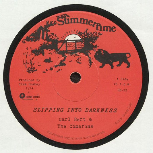 Carl BERT / THE CIMARONS - Slipping Into Darkness (B-STOCK)