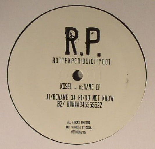 Kosel - Rename EP