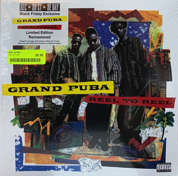 GRAND PUBA - REEL TO REEL (Orange & Yellow / Blue & White Vinyl)