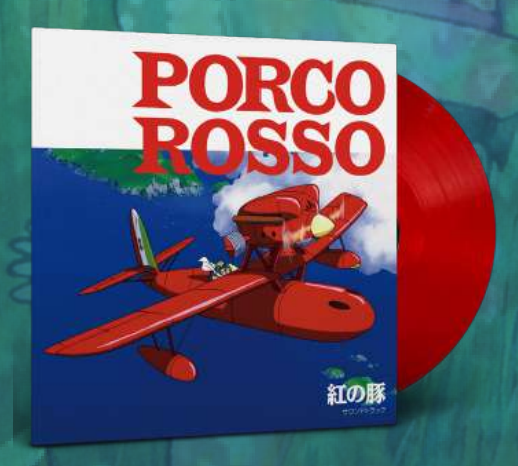 JOE HISAISHI - Porco Rosso - Original Soundtrack (Clear Red Vinyl)