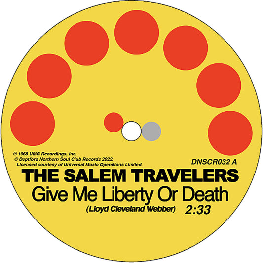 The Salem Travelers - Tell It Like It Is/Give Me Liberty Or Death