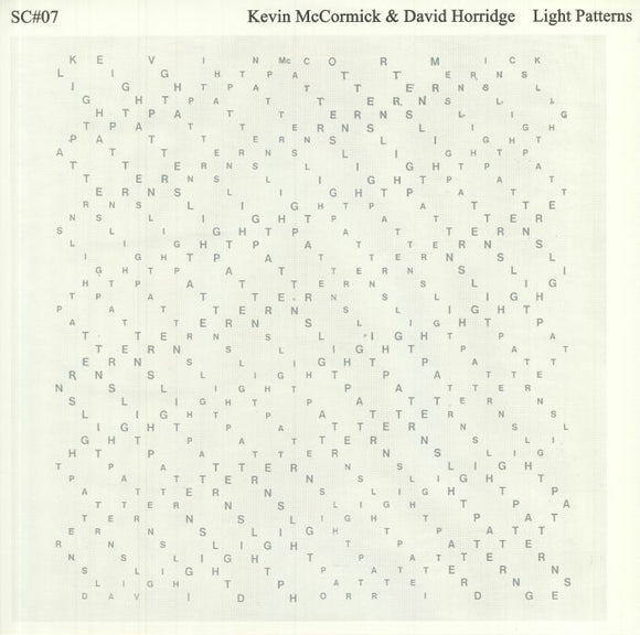 KEVIN MCCORMICK & DAVID HORRIDGE - LIGHT PATTERNS