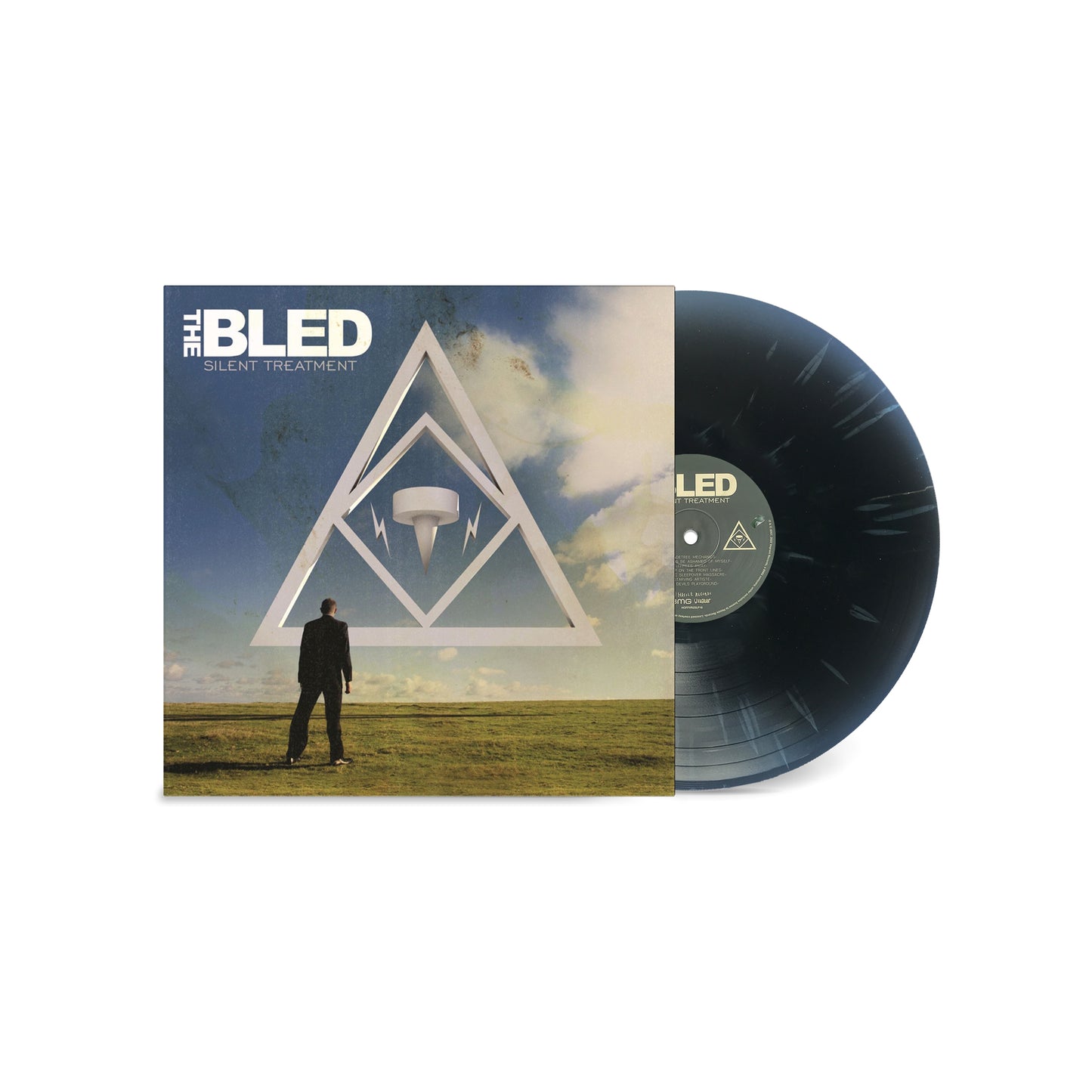 The Bled  - Silent Treatment [Black w/ Solid Blue Splatter]