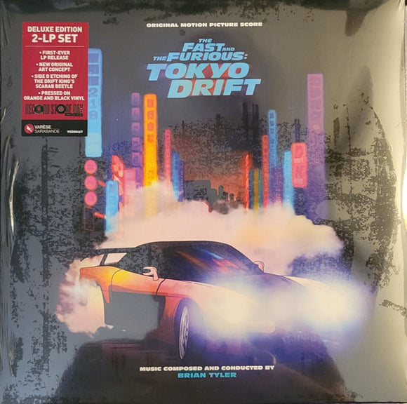 BRIAN TYLER - Fast & The Furious: Tokyo Drift - Original Soundtrack) (Orange/Black Vinyl) (Side D Stencil) (RSD 2022)