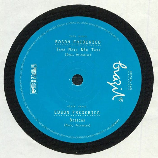 EDSON FEDERICO - TAVA MAS NAO TAVA / BOBERIA