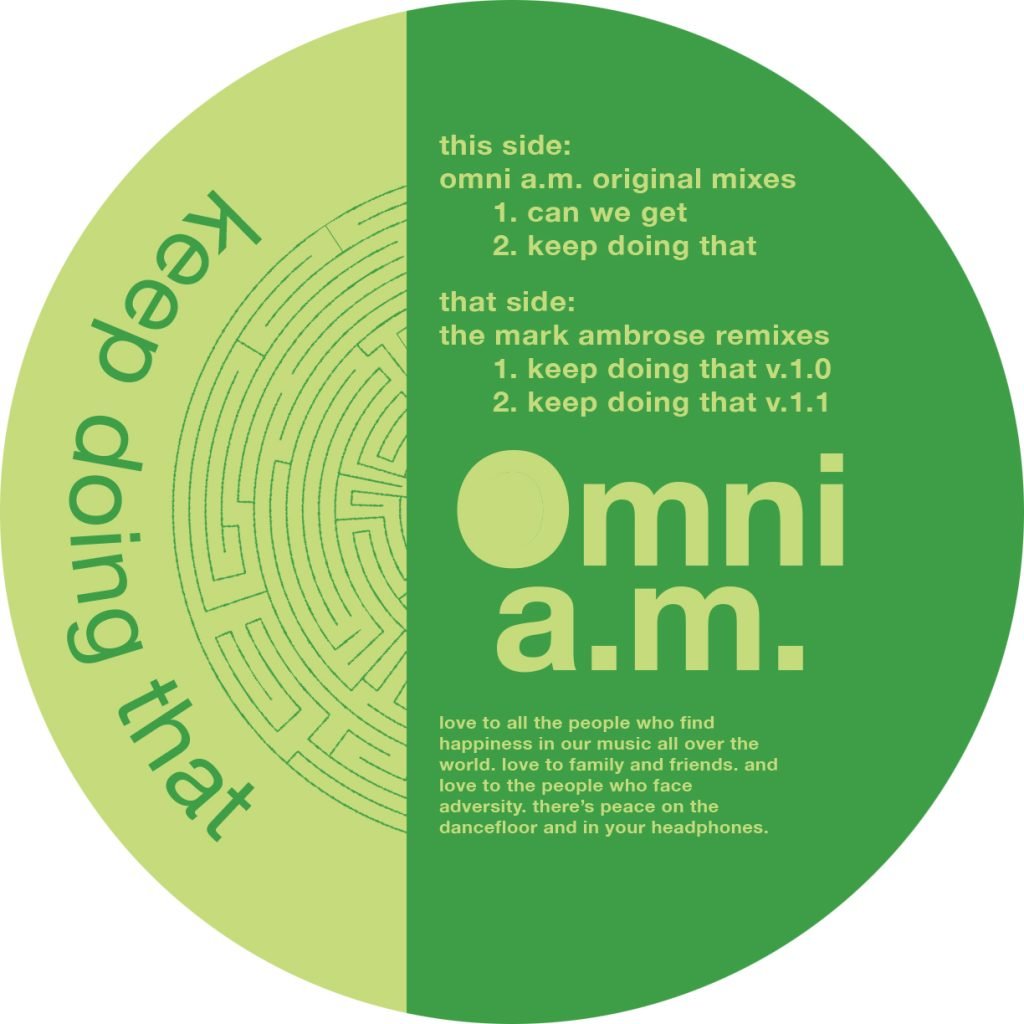 Omni A.M. - Keep Doing That (Incl. Mark Ambrose Remixes)
