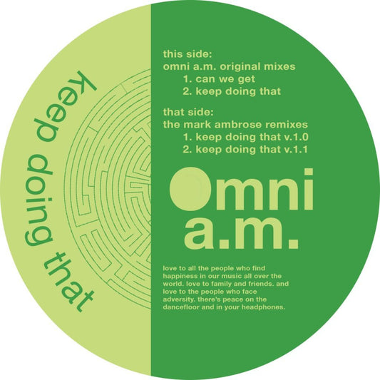 Omni A.M. - Keep Doing That (Incl. Mark Ambrose Remixes)