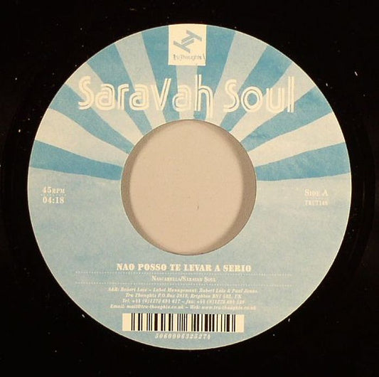 SARAVAH SOUL - NAO POSSO TE LEVAR A