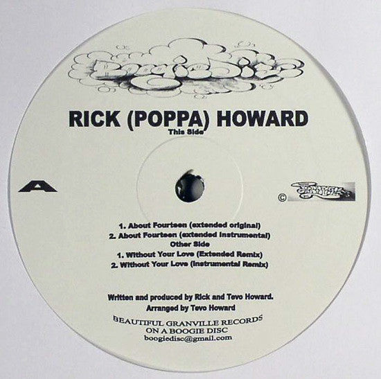RICK HOWARD - ABOUT FOURTEEN [Orange vinyl]