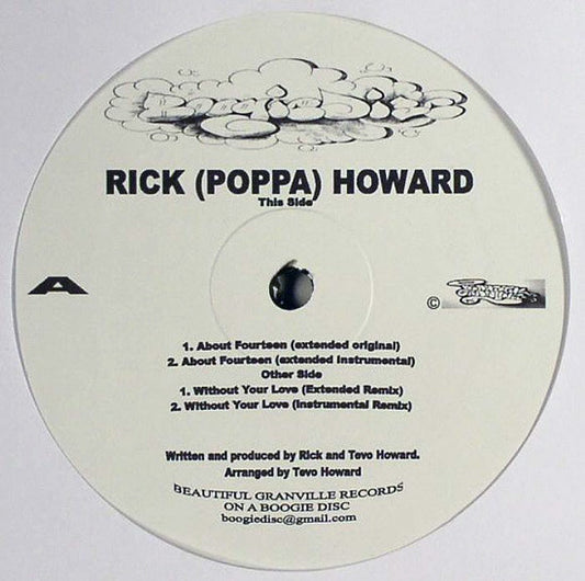 RICK HOWARD - ABOUT FOURTEEN [Orange vinyl]