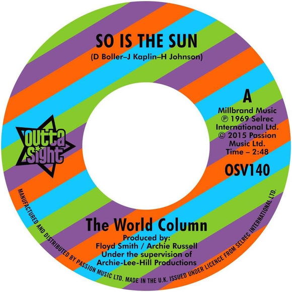 The WORLD COLUMN / PRINCE GEORGE - So Is The Sun