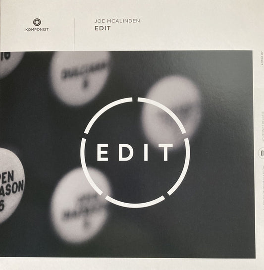 JOE MCALINDEN - EDIT