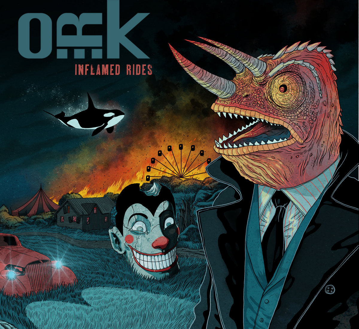 O.R.k. - Inflamed Rides [Blue Vinyl]