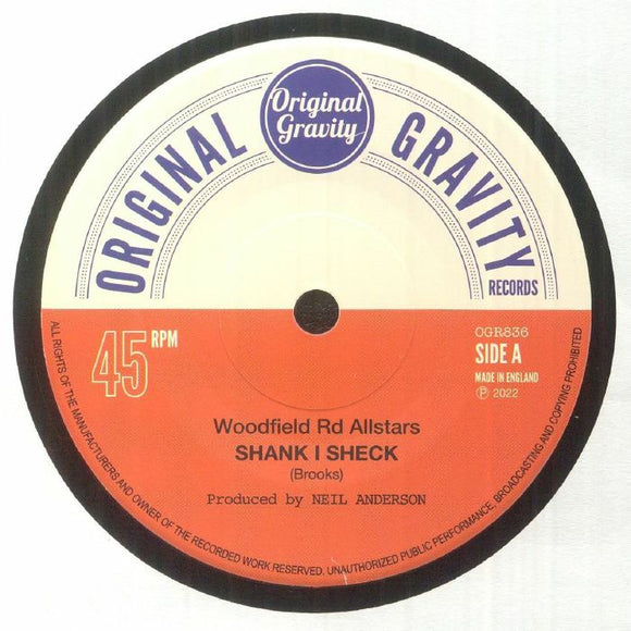 WOODFIELD RD ALLSTARS - Shank I Sheck