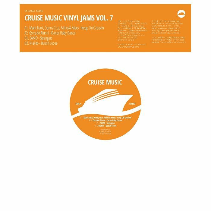 MARK FUNK / DANNY CRUZ / MIRKO & MEEX / CORRADO ALUNNI / SAMO / MAKITO - Cruise Music Vinyl Jams Vol 7