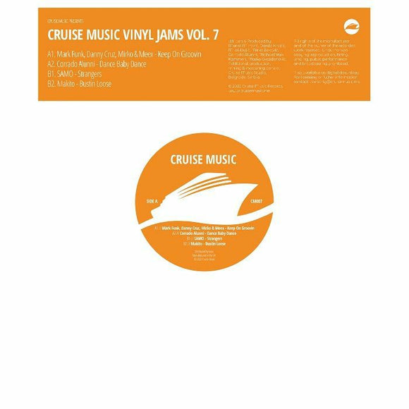 MARK FUNK / DANNY CRUZ / MIRKO & MEEX / CORRADO ALUNNI / SAMO / MAKITO - Cruise Music Vinyl Jams Vol 7