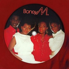 BONEY M - Kalimba de luna [12 Inch COLORED Pastel Marbled red]