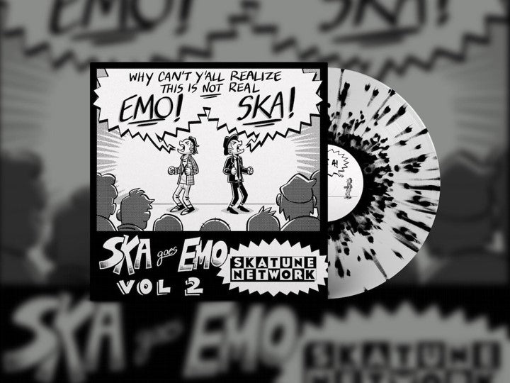 Skatune Network - Ska Goes Emo, Vol. 2 [White with Black Splatter Vinyl]