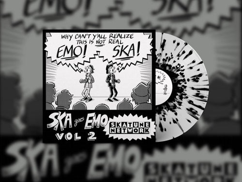 Skatune Network - Ska Goes Emo, Vol. 2 [White with Black Splatter Vinyl]