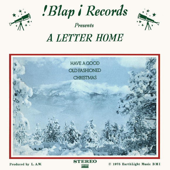 A Letter Home - Have A Good Old Fashioned Christmas [White Vinyl]