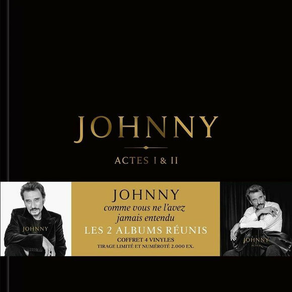 Johnny Hallyday - Johnny Acte I and Acte II (Black Vinyl)