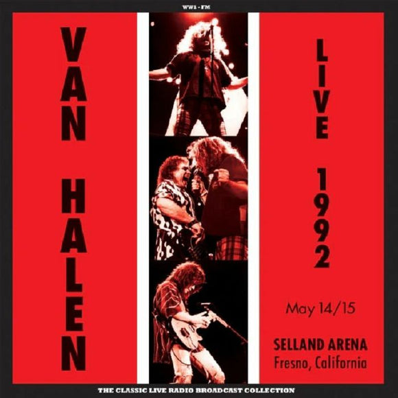 VAN HALEN - Live At Selland Arena Fresno 1992 (Red Marble Vinyl)