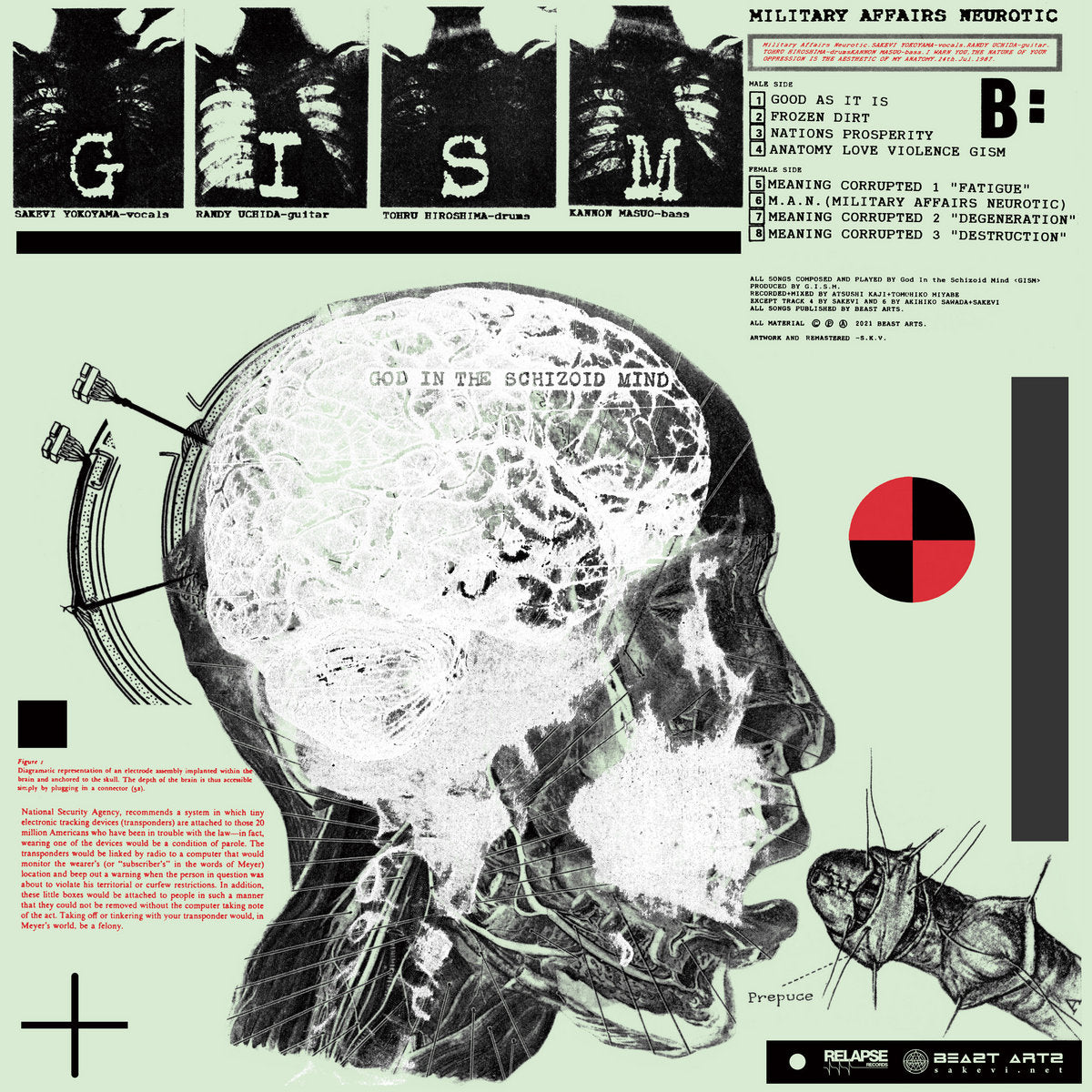 G.I.S.M. - Military Affairs Neurotic (Reissue) [Vinyl]