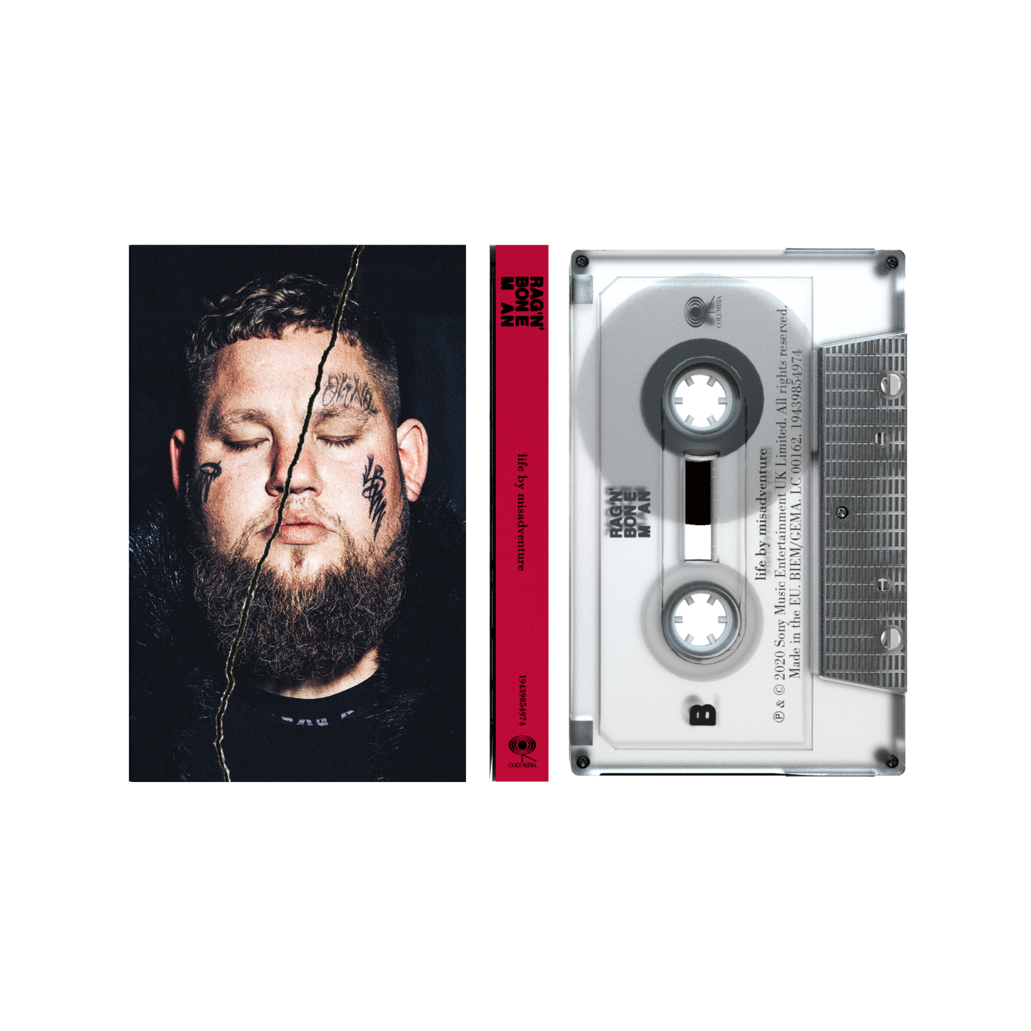 Rag'n'Bone Man - Life By Misadventure [Clear Cassette]