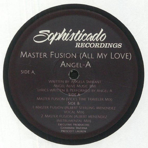 ANGEL A - Master Fusion (All My Love) (Vick Lavender, Albert Menendez mixes)
