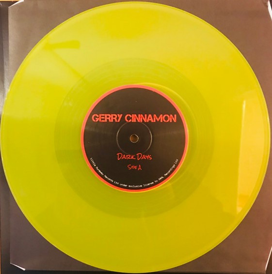 GERRY CINNAMON - DARK DAYS [Yellow Vinyl]