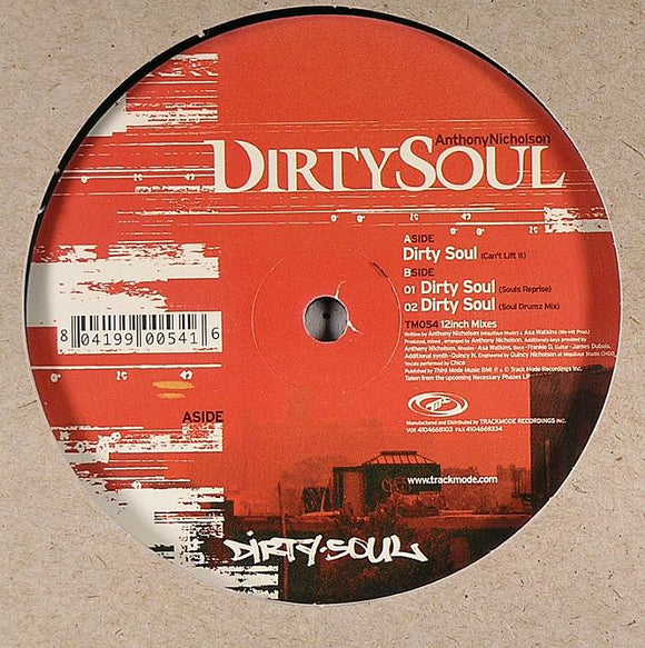 Anthony Nicholson ‎– Dirty Soul