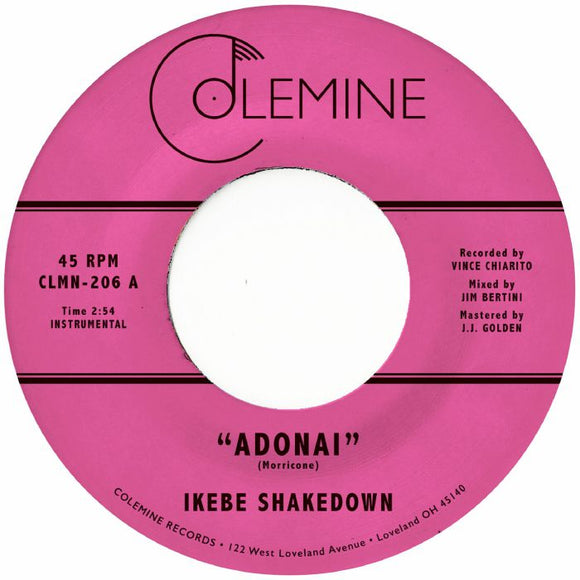 Ikebe Shakedown – Adonai [Transparent Blue Vinyl]