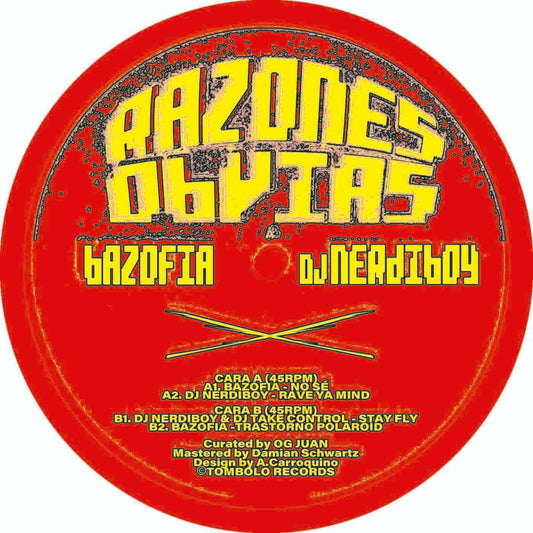 BAZOFIA & DJ NERDIBOY - RAZONES OBVIAS EP