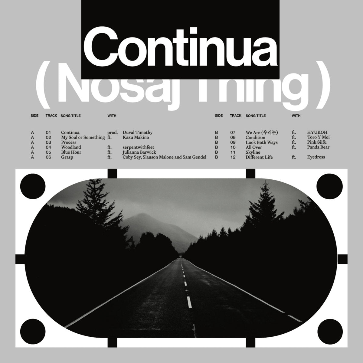 Nosaj Thing - Continua [Crystal clear coloured vinyl]