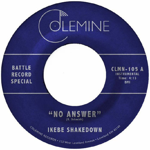 Ikebe Shakedown & The Jive Turkeys - No Answer / No Answer [Clear Vinyl 7"]