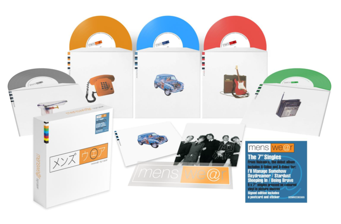 Menswear - Big In Japan - The 7” Singles (Signed Exclusive x 1000 Coloured Vinyl)