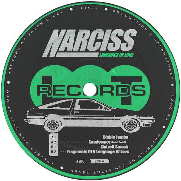 NARCISS - Language Of Love EP [Black, Gold & Blue spatter vinyl]