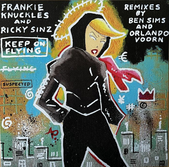 FRANKIE KNUCKLES / RICKY SINZ - Keep On Flying (feat Orlando Voorn/Ben Sims remixes) [Coloured Vinyl]
