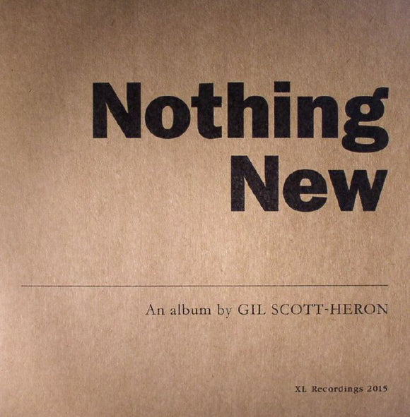GIL SCOTT-HERON - NOTHING NEW