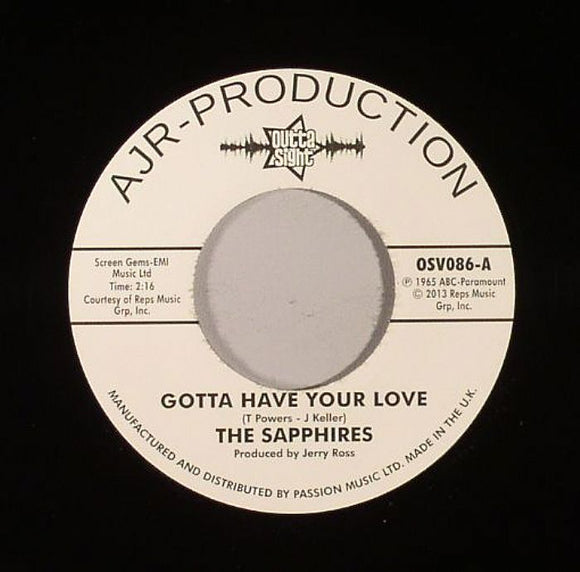 THE SAPPHIRES - GOTTA HAVE YOUR LOVE