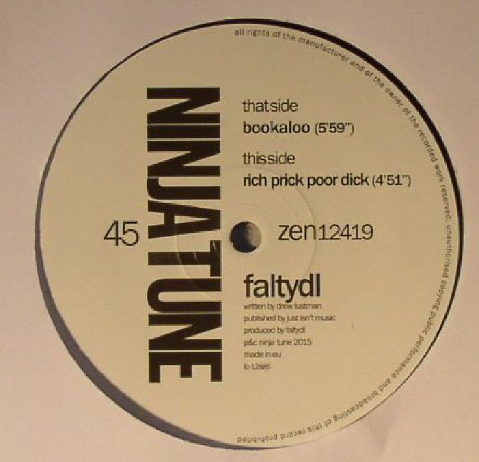FALTYDL - Bookaloo / Rich Prick Poor Dick